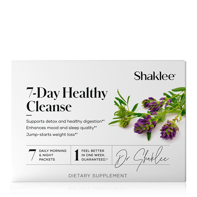 7 Day Healthy Cleanse Supplements for Detox and Digestion Shaklee