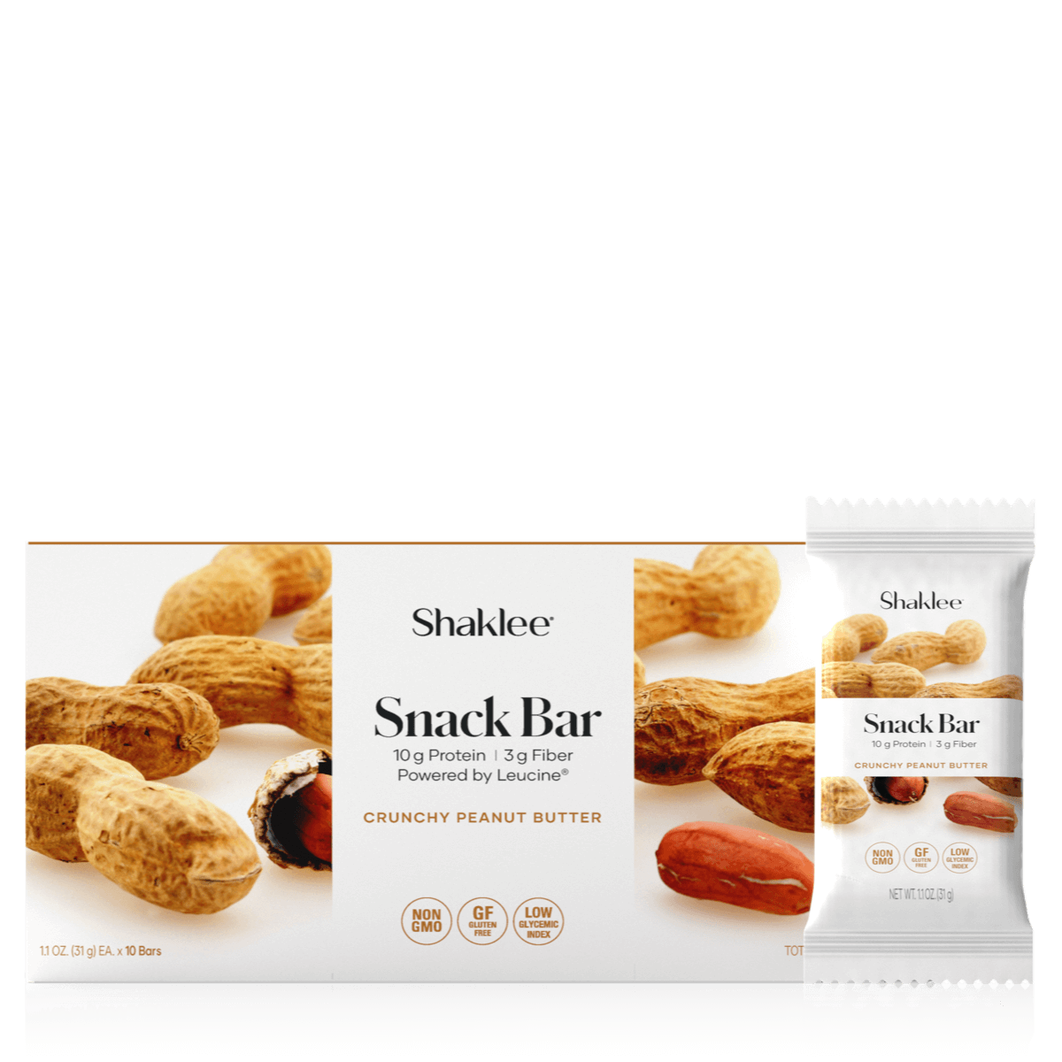 Mini Protein Snack Bar Crunchy Peanut Butter | Shaklee